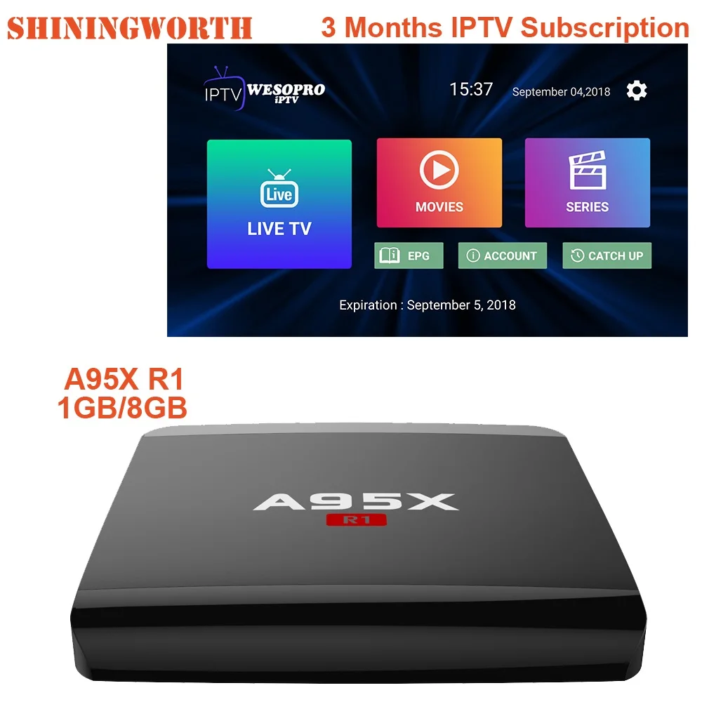 A95X R1 Amlogic S905W Quad-core Android 7.1 Smart TV Box 1GB/8GB 2GB/16GB 4Kx2K 4K 2.4G Wifi Media Player Live IPTV Set Top Box
A95X R1 Amlogic S905W Quad-core Android 7.1 Smart TV Box 1GB/8GB 2GB/16GB 4Kx2K 4K 2.4G Wifi Media Player Live IPTV Set Top Box