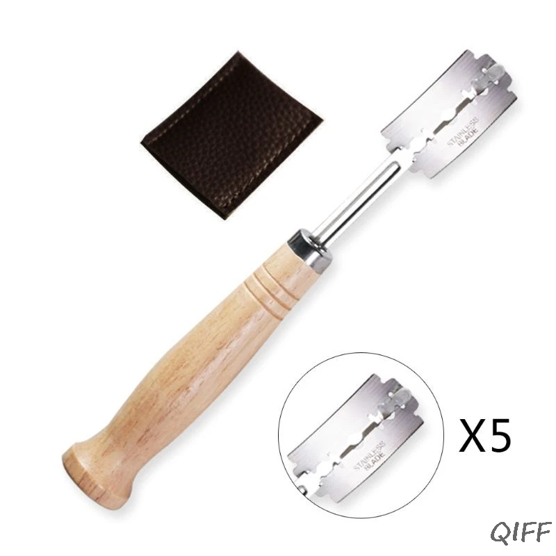 Specialty Bread Arc Curved Knife Wood Handle 5Pcs Replacement Blades Western Baguette Cutting French Toast Bagel Cutter
Specialty Bread Arc Curved Knife Wood Handle 5Pcs Replacement Blades Western Baguette Cutting French Toast Bagel Cutter