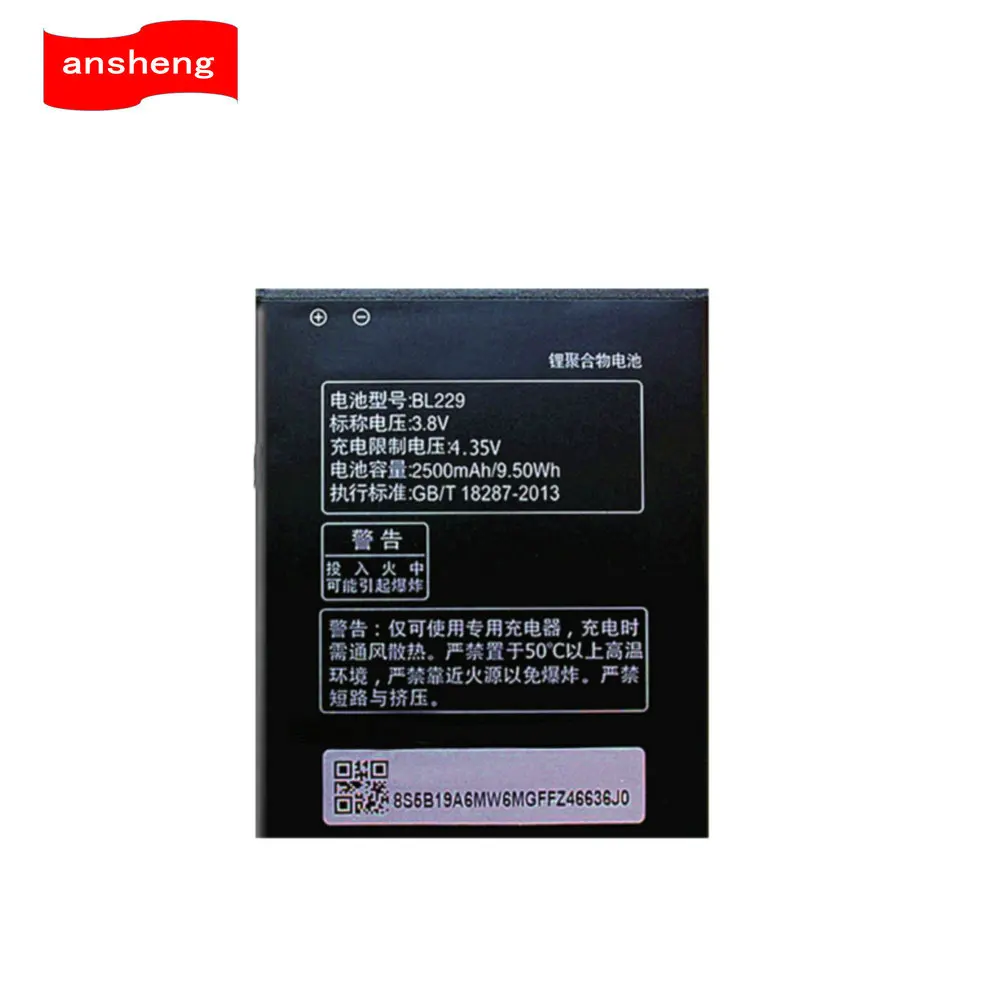 High Quality 2500mAh BL229 battery for Lenovo A8 A 8 A806 A808T 806 808T Cellphone
High Quality 2500mAh BL229 battery for Lenovo A8 A 8 A806 A808T 806 808T Cellphone