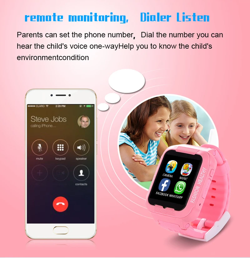 130198-K3-Waterproof smart watch for children-13