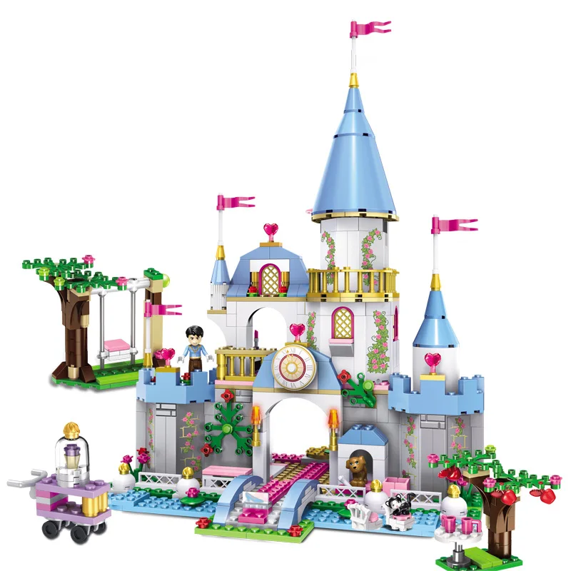 697pcs+ Cinderella Romantic Castle Princess Friend Building Blocks For Girl Sets Toy Compatible Legoings Friends Bricks For Kids
697pcs+ Cinderella Romantic Castle Princess Friend Building Blocks For Girl Sets Toy Compatible Legoings Friends Bricks For Kids