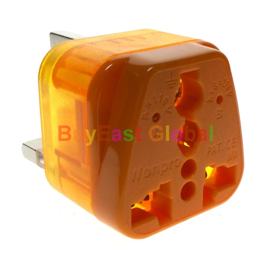 (3 PCS) Universal to UK Type G Electrical Plug Adapter AC100~250V 13A With Main Power Switch LED Indicator
(3 PCS) Universal to UK Type G Electrical Plug Adapter AC100~250V 13A With Main Power Switch LED Indicator
