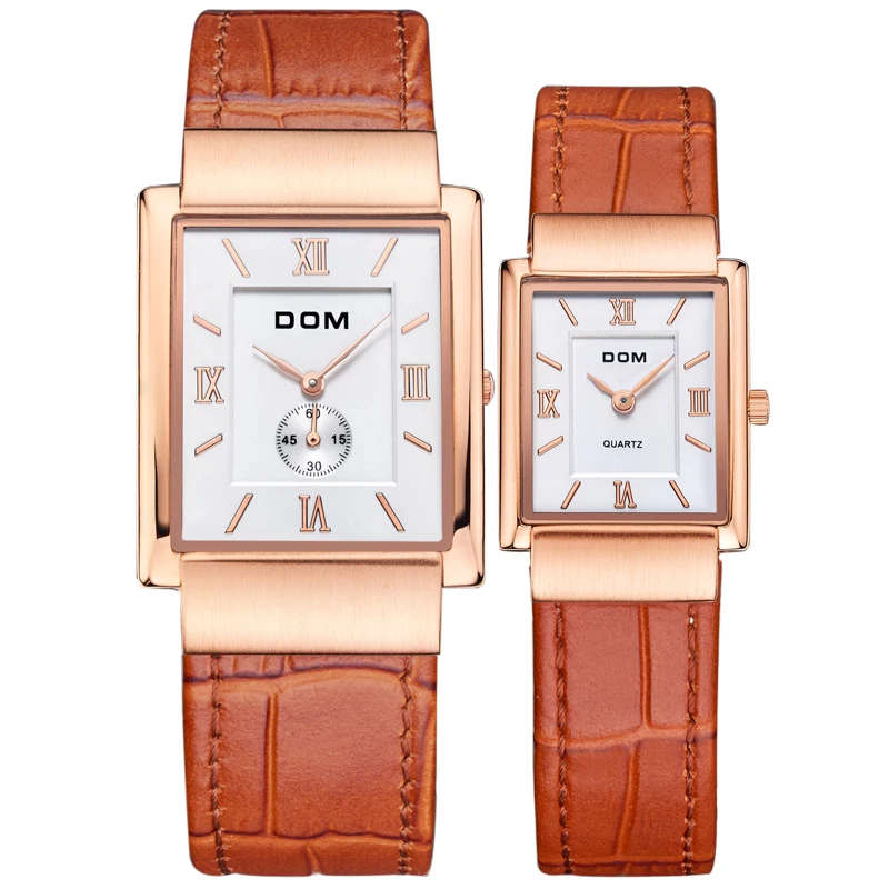 DOM Women Dress Watches Luxury Lovers Couple Watches Men Waterproof Women Strap Quartz Wristwatch Montre Homme M-289+G-1089
DOM Women Dress Watches Luxury Lovers Couple Watches Men Waterproof Women Strap Quartz Wristwatch Montre Homme M-289+G-1089