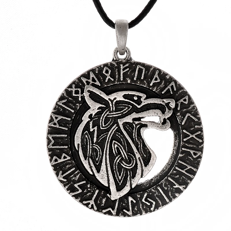 Viking Chic Wolf Rune Pendant Wolf in Runic Circle Amulet Pendants Best Friend Gift Drop Shipping
Viking Chic Wolf Rune Pendant Wolf in Runic Circle Amulet Pendants Best Friend Gift Drop Shipping