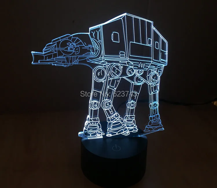 Free Shipping 1 Piece SmartTouch Mood light colorful Imperial Walker AT-AT Star Wars Table Lamp 3D Engraving LED night light
Free Shipping 1 Piece SmartTouch Mood light colorful Imperial Walker AT-AT Star Wars Table Lamp 3D Engraving LED night light