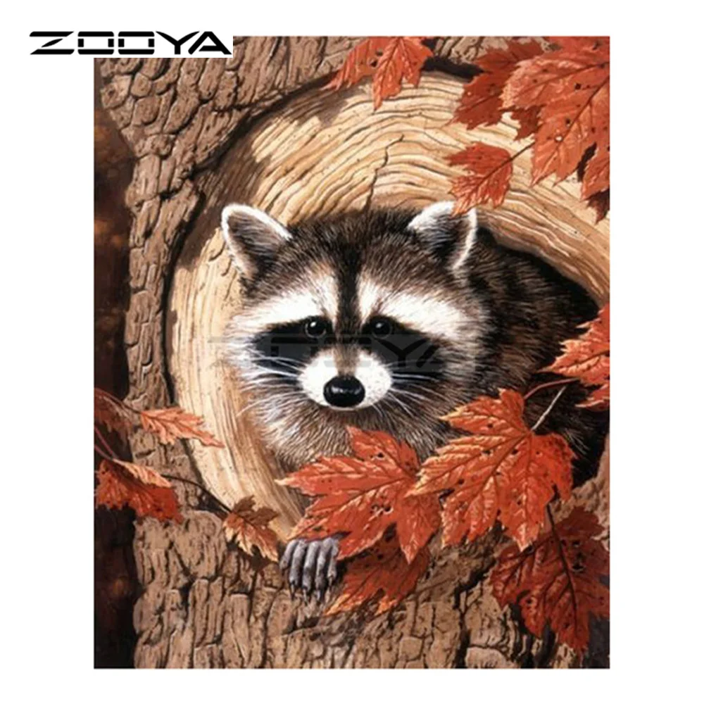 ZOOYA 5D DIY Diamond Embroidery Animal Raccoon Tree Maple Leaf Diamond Painting Cross Stitch Full Drill Mosaic Decoration BK495
ZOOYA 5D DIY Diamond Embroidery Animal Raccoon Tree Maple Leaf Diamond Painting Cross Stitch Full Drill Mosaic Decoration BK495
