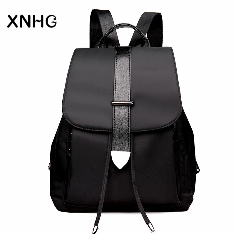 Fashion Cover Black Backpacks Korean Style Anti Theft Laptop Backpack School Bags For Teenage Girls Rucksack Sac a Dos Back Pack | Багаж и