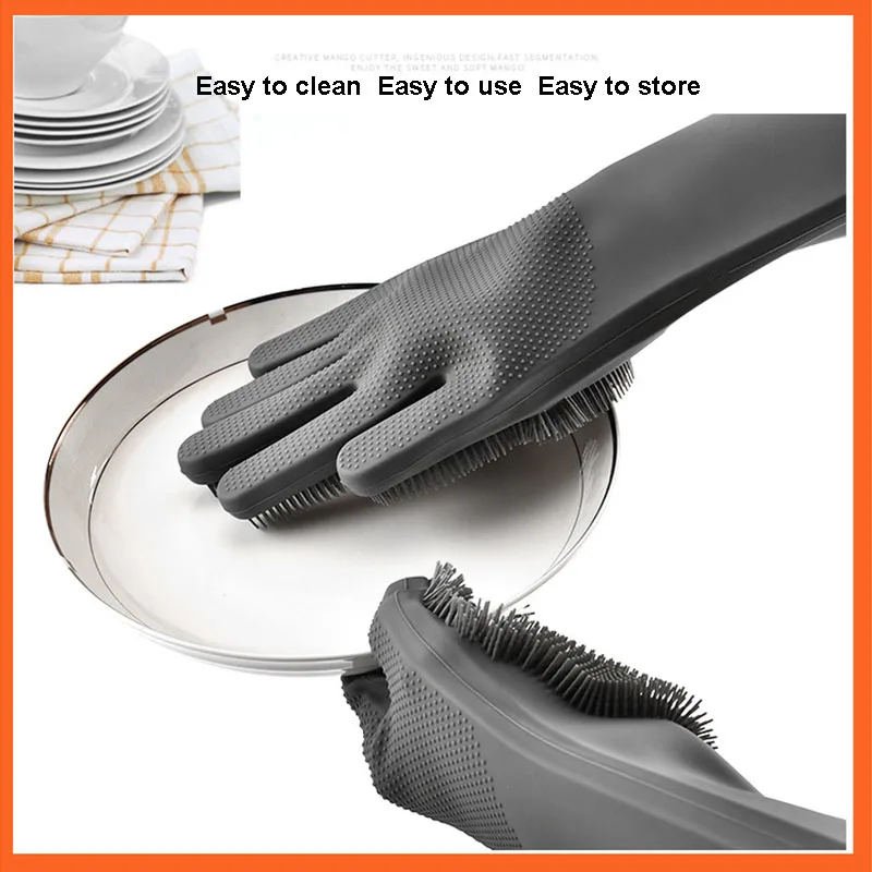 New Arrivals Unisex Silicone Kitchen Cleaning Washing Gloves Outdoor Sports Camping Cooking Barbecue Hand Protect Tools
New Arrivals Unisex Silicone Kitchen Cleaning Washing Gloves Outdoor Sports Camping Cooking Barbecue Hand Protect Tools
