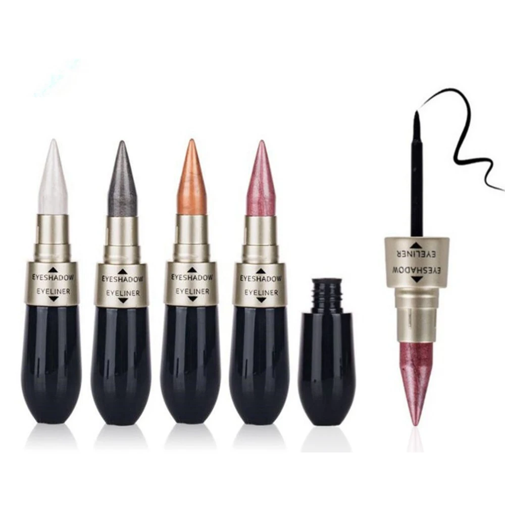 1PC Double-end 2-in-1 Pearly Glimmer Eyeshadow Waterproof Black Eye Shadow Liner Combination Pen Eye Stick Makeup Cosmetic Tool
1PC Double-end 2-in-1 Pearly Glimmer Eyeshadow Waterproof Black Eye Shadow Liner Combination Pen Eye Stick Makeup Cosmetic Tool