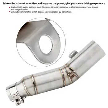 Exhaust Middle Link Pipe Muffler Escape Motorcycle Modification for Yamaha R6 2006-2014 Motocross Accessories
Exhaust Middle Link Pipe Muffler Escape Motorcycle Modification for Yamaha R6 2006-2014 Motocross Accessories