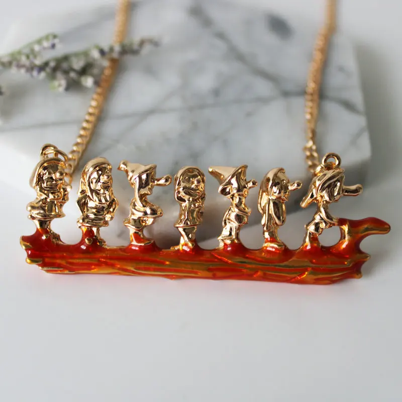2018 New Fashion Gold A Fairy Tale Pendent Medieval Collection The Seven Dwarfs Pendant Necklace
2018 New Fashion Gold A Fairy Tale Pendent Medieval Collection The Seven Dwarfs Pendant Necklace