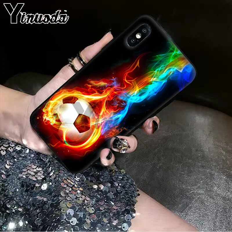 Fire Football Soccer Ball