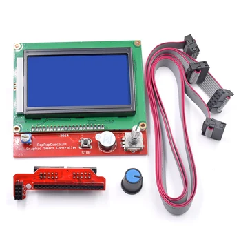 12864 LCD Ramps Smart Parts RAMPS 1.4 Controller Control Panel LCD 12864 Display Monitor Motherboard Blue Screen Module
12864 LCD Ramps Smart Parts RAMPS 1.4 Controller Control Panel LCD 12864 Display Monitor Motherboard Blue Screen Module