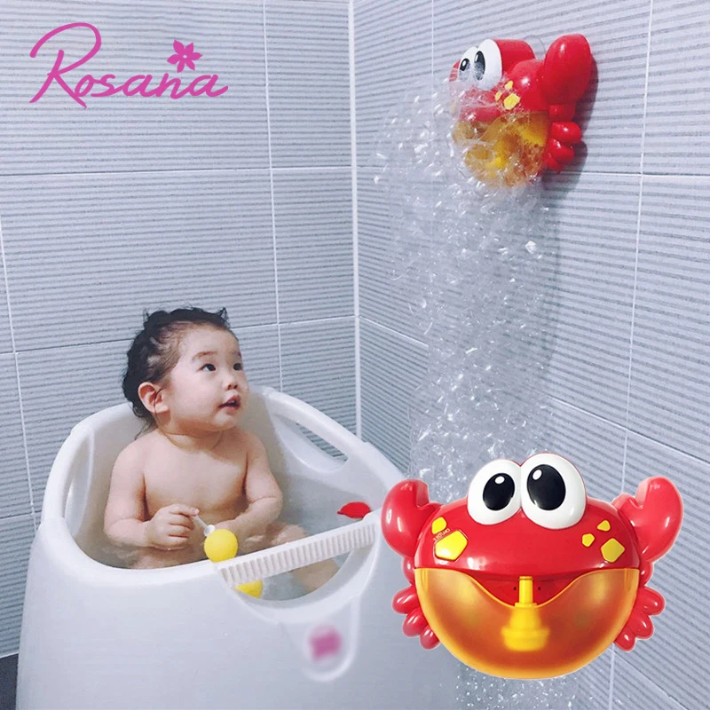 Rosana Infant Bathroom Toy Crab Bubble Maker Machine Water Fun Toys Gift for Newborn 0-24 Months Baby Kids
Rosana Infant Bathroom Toy Crab Bubble Maker Machine Water Fun Toys Gift for Newborn 0-24 Months Baby Kids