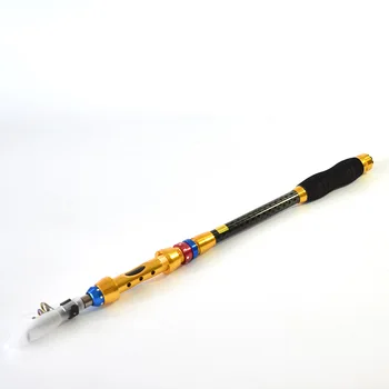 Saltwater Freshwater Carbon Telescopic Fishing rod Super Metal Reel Seat & Parts Spinning Fishing Pole Portable travel fish rod
Saltwater Freshwater Carbon Telescopic Fishing rod Super Metal Reel Seat & Parts Spinning Fishing Pole Portable travel fish rod