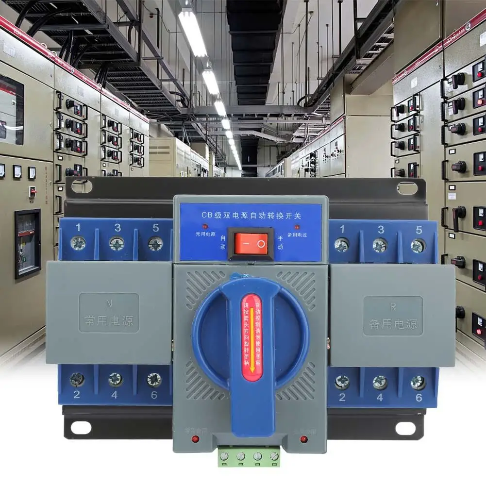 Mini Transfer Switch 63A 3P Dual Power Automatic Transfer Switch 3P Automatic Transfer Switch
Mini Transfer Switch 63A 3P Dual Power Automatic Transfer Switch 3P Automatic Transfer Switch