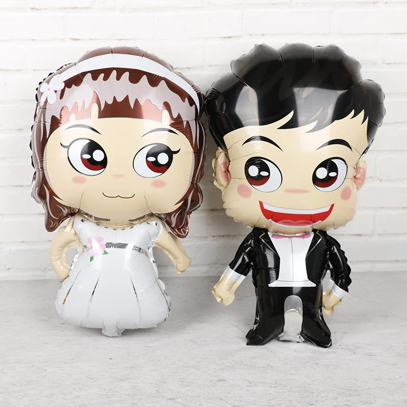 Groom Bride Wedding Decoration Foil Balloon Just Married Decoration Wedding Party Supplies Balloons Bridal Party Inflatable Ball
Groom Bride Wedding Decoration Foil Balloon Just Married Decoration Wedding Party Supplies Balloons Bridal Party Inflatable Ball