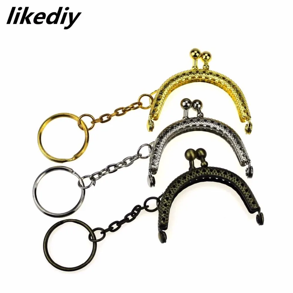 3 pcs/lot 5 cm Golden Bronze Silver Half Round Metal Purse Frame Kiss clasp Lock With Key Ring Bag Parts Accessories 3 colors
3 pcs/lot 5 cm Golden Bronze Silver Half Round Metal Purse Frame Kiss clasp Lock With Key Ring Bag Parts Accessories 3 colors