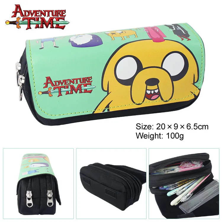 Anime Adventure Time Pencil Double layer Case Pocket Women Make-Up Storage Bag Student Pencil Box Purse Wallet Gift
Anime Adventure Time Pencil Double layer Case Pocket Women Make-Up Storage Bag Student Pencil Box Purse Wallet Gift