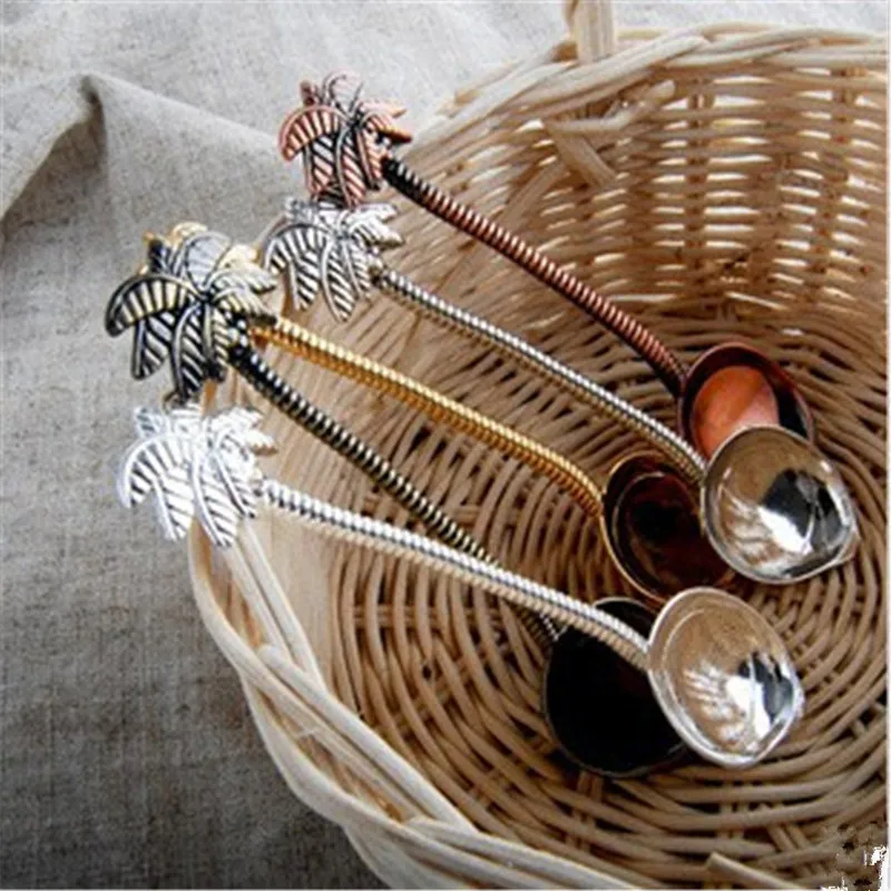 Vintage Royal Style Coconut Tree Tea Coffee Spoon Ice Cream Small Decoration Zinc Alloy Gift for Bar Party Exquisite Spoon
Vintage Royal Style Coconut Tree Tea Coffee Spoon Ice Cream Small Decoration Zinc Alloy Gift for Bar Party Exquisite Spoon