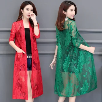 2019 summer new long lace shawl coat hook flower hollow sunscreen clothing air conditioning shirt female long sleeve thin coat
2019 summer new long lace shawl coat hook flower hollow sunscreen clothing air conditioning shirt female long sleeve thin coat