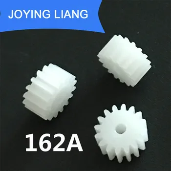 162A Modulus 0.5 16 Teeth 2mm Shaft Tight Pom Plastic Pinion Gear Toy Model Gear (5000pcs/lot)