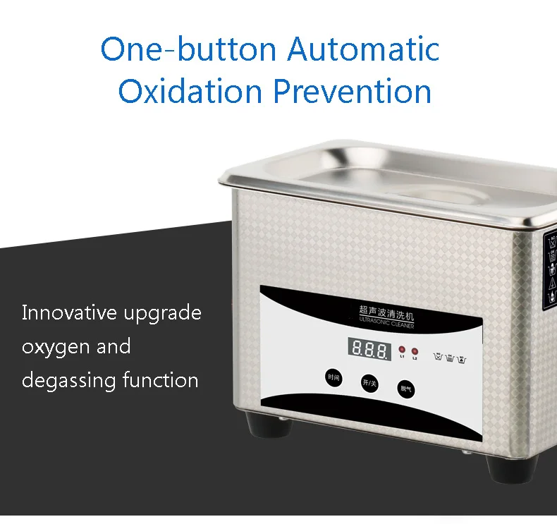 800ml Stainless Steel Ultrasonic Cleaner Bath For Watch/Coins/Jewelry/Nail Tools 5 800ml Stainless Steel Ultrasonic Cleaner Bath For Watch/Coins/Jewelry/Nail Tools 8