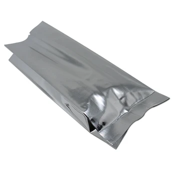 Silver Open Top Aluminum Organ Bags Coffee Beans Dried Food Packaging Bag Heat Seal Vacuum Mylar Foil Pouch Bag For Tea Snack
Silver Open Top Aluminum Organ Bags Coffee Beans Dried Food Packaging Bag Heat Seal Vacuum Mylar Foil Pouch Bag For Tea Snack