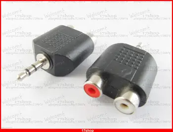 20pcs x Nickel 3.5mm Male Stereo To 2 Dual RCA Female Y Splitter Audio Adapter Converter
20pcs x Nickel 3.5mm Male Stereo To 2 Dual RCA Female Y Splitter Audio Adapter Converter