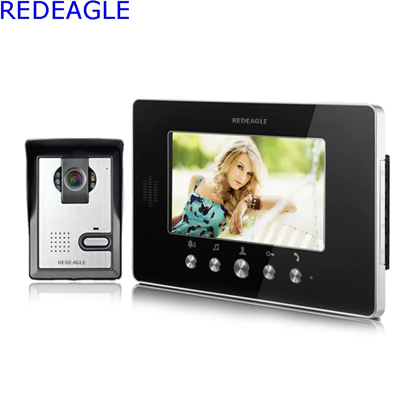 REDEAGLE Home Wired 7 inch Apartment Video Door Phone Intercom Accesss control System with 1 Monitor + 1 Camera + 4M Cable Free)
REDEAGLE Home Wired 7 inch Apartment Video Door Phone Intercom Accesss control System with 1 Monitor + 1 Camera + 4M Cable Free)