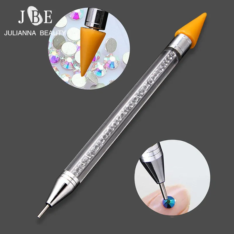 1pcs Double Head Wax Nail Rhinestone Picker Dotting Pen Self-Adhesive Dot Head Tips Pencil Manicure Beads Applicator Tool
1pcs Double Head Wax Nail Rhinestone Picker Dotting Pen Self-Adhesive Dot Head Tips Pencil Manicure Beads Applicator Tool