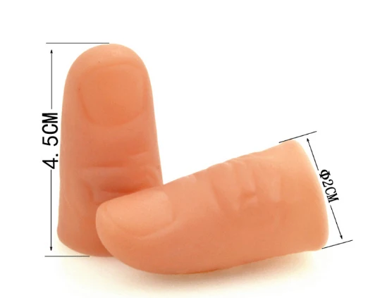 Magic Trick 20pcs Thumb Tip Finger Fake Close Up Vanish Appearing Finger Trick Props Toys Funny
Magic Trick 20pcs Thumb Tip Finger Fake Close Up Vanish Appearing Finger Trick Props Toys Funny