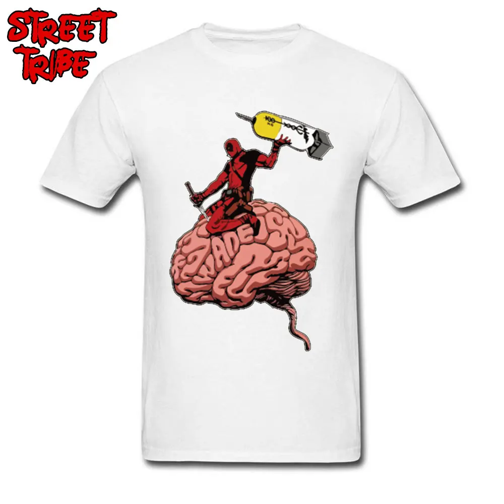 Geek T-shirt Men Deadpool T Shirt Mad Max Tees Marvel Tops Mens Crazy Psychiatrist Tshirt Brain Print Tees Cotton White Clothes
Geek T-shirt Men Deadpool T Shirt Mad Max Tees Marvel Tops Mens Crazy Psychiatrist Tshirt Brain Print Tees Cotton White Clothes