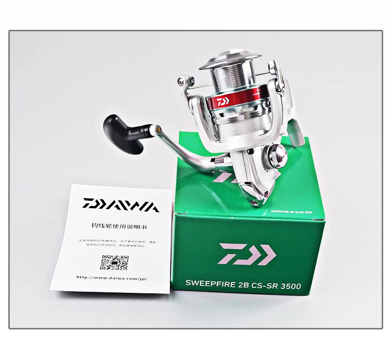 Free Shipping DAIWA Sweepfire 2BB CS-SR Spinning Fishing Reel 2000 2500 3000 3500 Wholesale Wheel Original Sea Pesca
Free Shipping DAIWA Sweepfire 2BB CS-SR Spinning Fishing Reel 2000 2500 3000 3500 Wholesale Wheel Original Sea Pesca