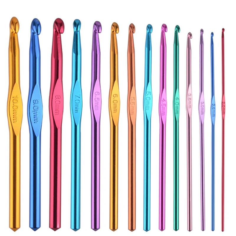 1PCS Aluminum Mixed 2.0-10.0mm Crochet Hooks Multicolor Knitting Needles DIY Craft Yarn Weave Sewing Needles For Mom's Gift
1PCS Aluminum Mixed 2.0-10.0mm Crochet Hooks Multicolor Knitting Needles DIY Craft Yarn Weave Sewing Needles For Mom's Gift