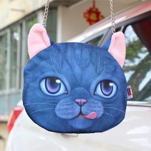 Creative Cartoon Cat Women Cosmetic Storage Bag Personality 3D Cute Animal Cat Head Shoulder Handbags With Chain
Creative Cartoon Cat Women Cosmetic Storage Bag Personality 3D Cute Animal Cat Head Shoulder Handbags With Chain