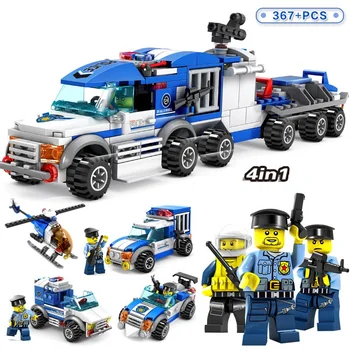 Police Helicopter Car Modle Military Bricks Building Blocks City toys for Childrens gift Boy 367Pcs
Police Helicopter Car Modle Military Bricks Building Blocks City toys for Childrens gift Boy 367Pcs