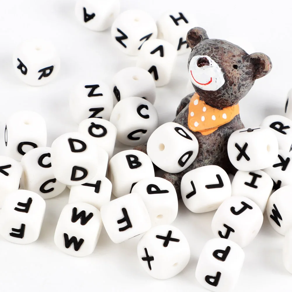 TYRY.HU 500Pc Silicone Letter Beads BPA Free Baby Teethers English Alphabet Teething Beads For Pacifier Chain Making Custom Name
TYRY.HU 500Pc Silicone Letter Beads BPA Free Baby Teethers English Alphabet Teething Beads For Pacifier Chain Making Custom Name