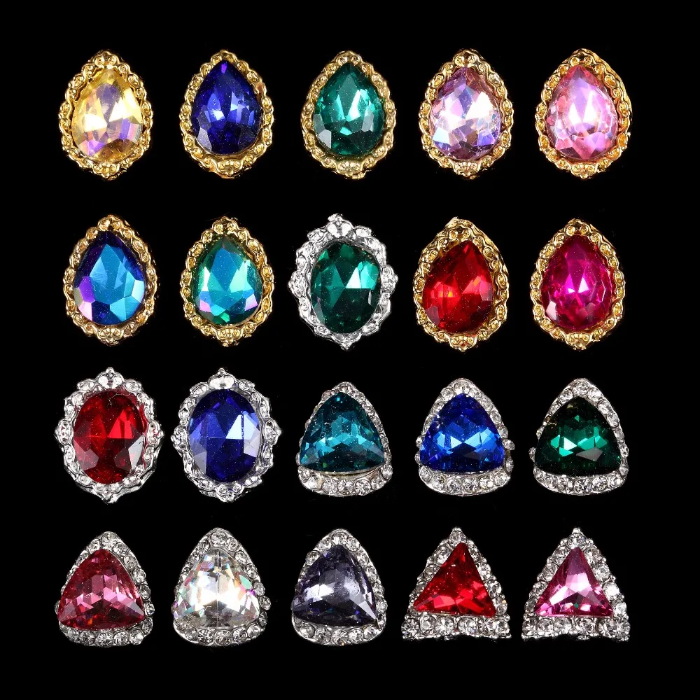100Pcs 3D Nail Art Decoration 3 Colors Choice Rhinestone Drop Shape Wavy Edge Design Gold Alloy Nail Accessory Studs 3381-3400
100Pcs 3D Nail Art Decoration 3 Colors Choice Rhinestone Drop Shape Wavy Edge Design Gold Alloy Nail Accessory Studs 3381-3400