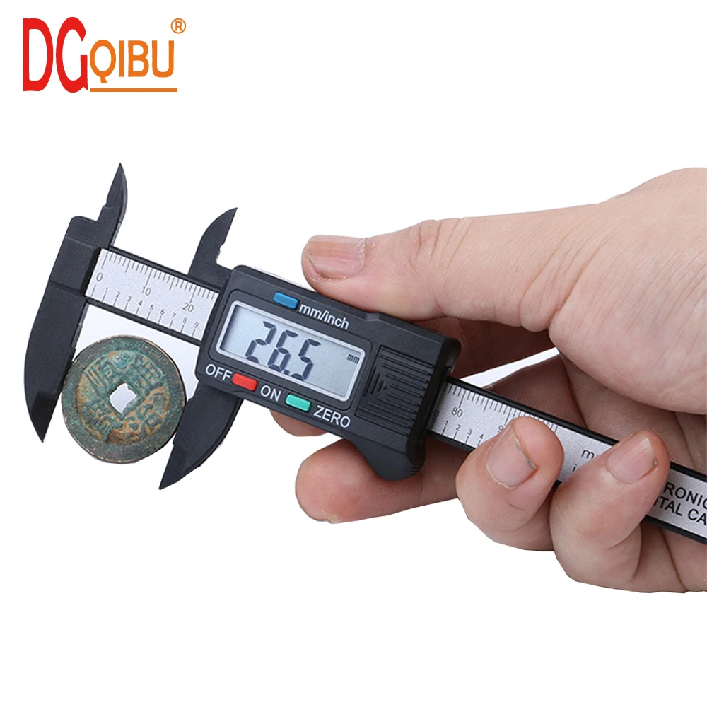 Digital Vernier Calipers measure 100mm 4inch LCD Electronic Carbon Fiber Gauge height measuring instruments micrometer
Digital Vernier Calipers measure 100mm 4inch LCD Electronic Carbon Fiber Gauge height measuring instruments micrometer