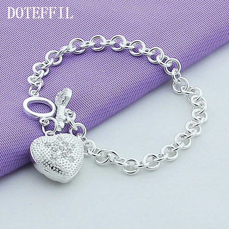 Hot Sales Silver Jewelry Fashion Wrap Pulseira Bijoux Gift Charm Crystal Heart Key Bracelets Bangles For Women
Hot Sales Silver Jewelry Fashion Wrap Pulseira Bijoux Gift Charm Crystal Heart Key Bracelets Bangles For Women