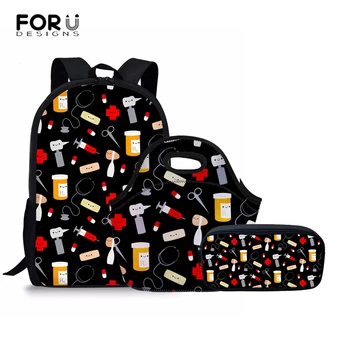 FORUDESIGNS School Bags Set for Girls Boys Happy Doctor Orthopedic Backpack Schoolbag Kids Primary School Backpacks Satchel 
FORUDESIGNS School Bags Set for Girls Boys Happy Doctor Orthopedic Backpack Schoolbag Kids Primary School Backpacks Satchel