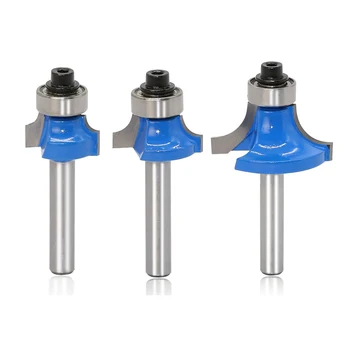 3pcs 1/4 Inch Carbide Rounded Knife Shank Router Bits Cutter Cutting Woodworking Tool Set Wood Cutting Tool Router Bits
3pcs 1/4 Inch Carbide Rounded Knife Shank Router Bits Cutter Cutting Woodworking Tool Set Wood Cutting Tool Router Bits