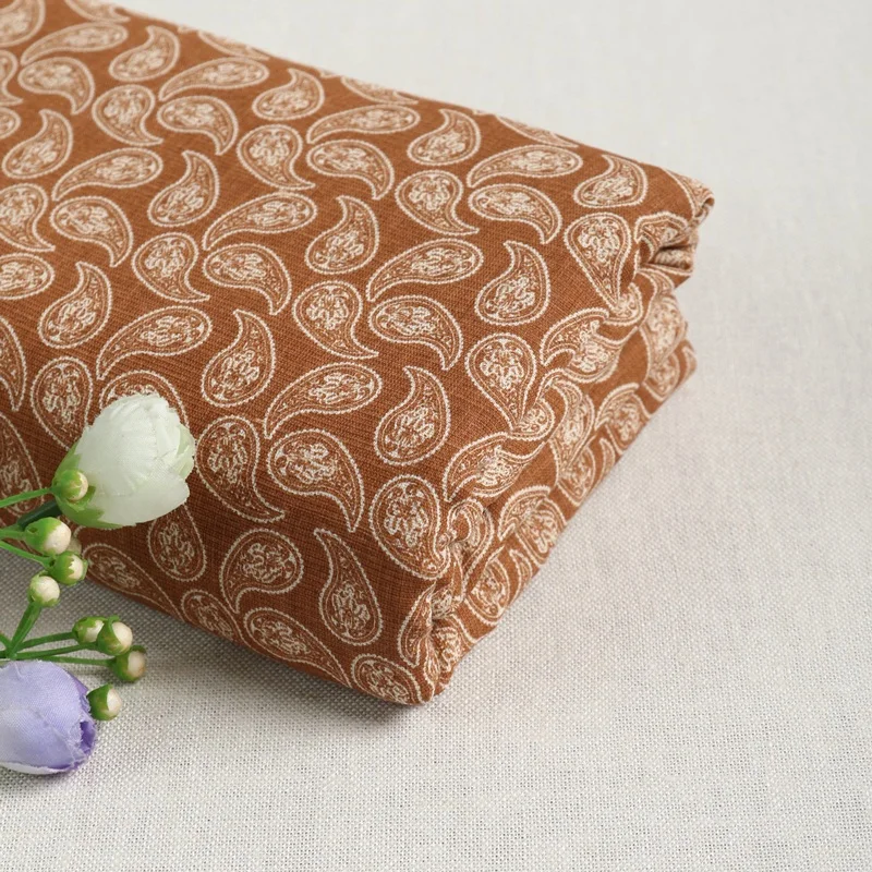 half meter brown flower print 100% cotton fabric breathable European and American wind design garment cloth T300
half meter brown flower print 100% cotton fabric breathable European and American wind design garment cloth T300