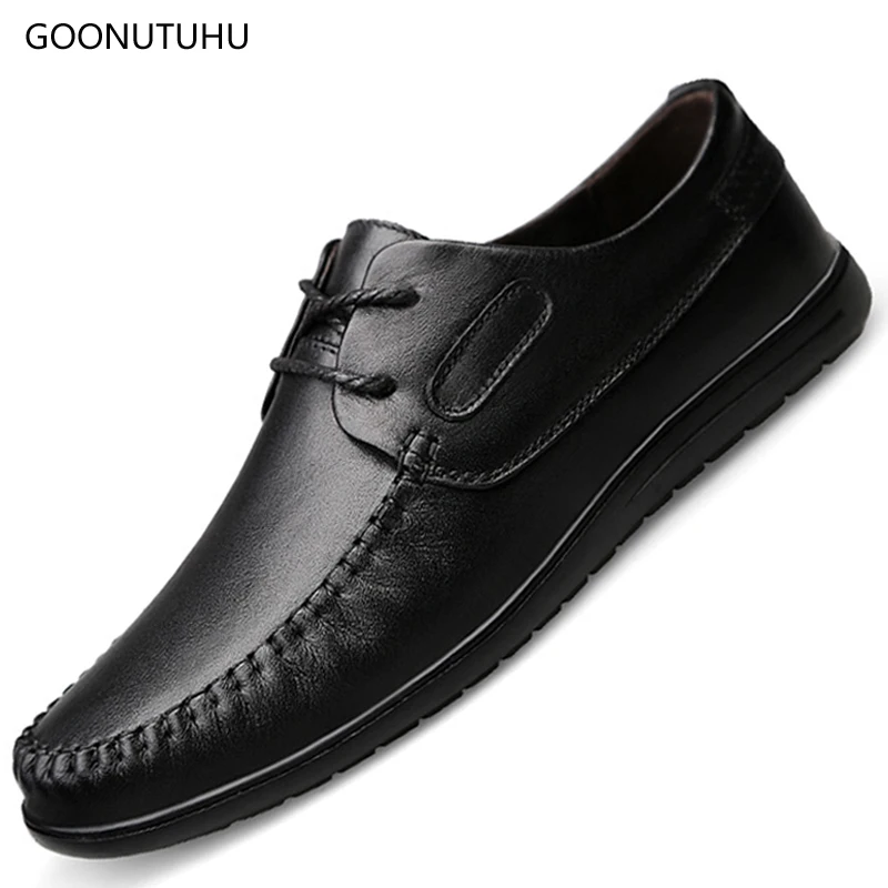 2019 men's shoes casual genuine leather cow four season black shoe man youth and middle-aged work driving platform shoes for men
2019 men's shoes casual genuine leather cow four season black shoe man youth and middle-aged work driving platform shoes for men