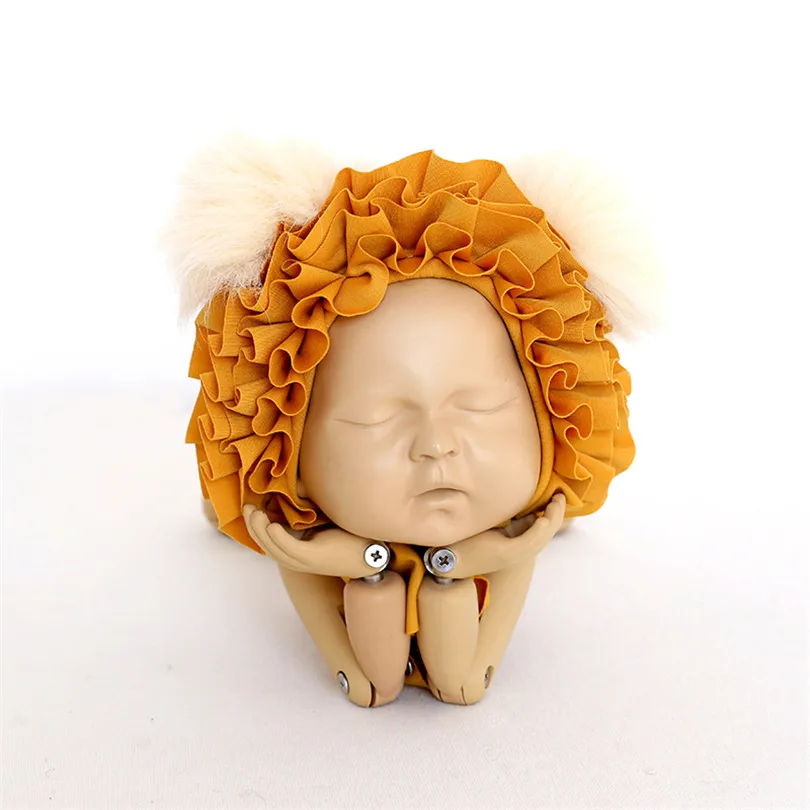 Newborn Teddy bear bonnet Hand knit Vintage Newborn Lion hat photography props Baby girl hat props
Newborn Teddy bear bonnet Hand knit Vintage Newborn Lion hat photography props Baby girl hat props