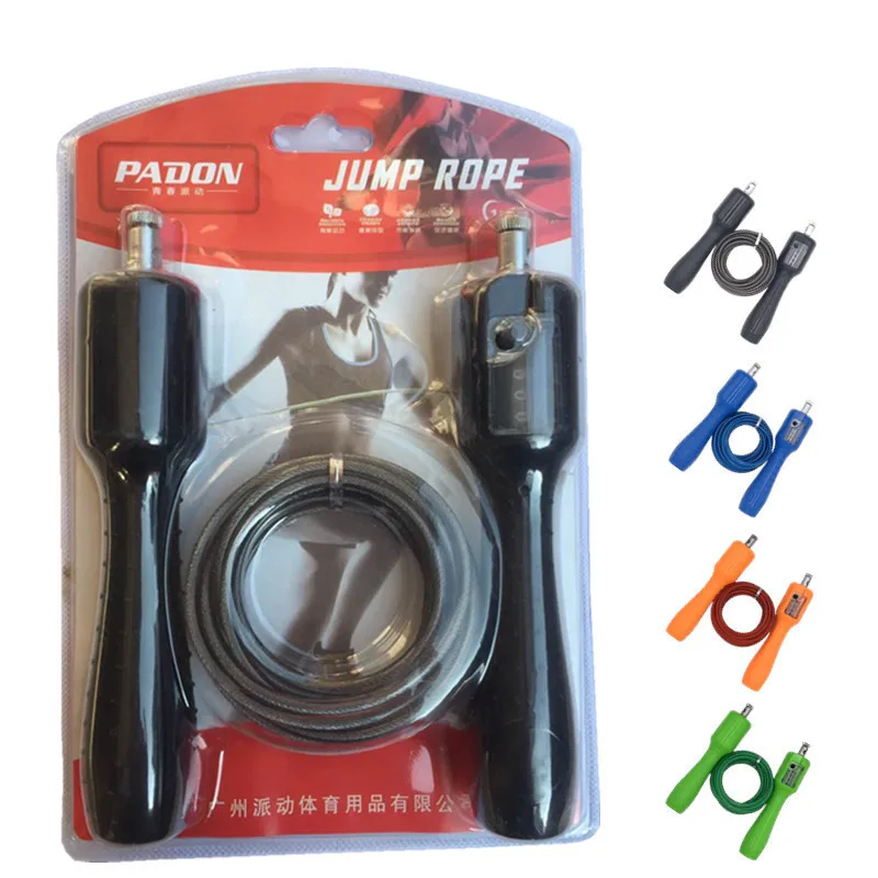 Student Bearing Skipping Rope with Counter Adult Aerobic Exercise Professional Jump Ropes Gym Sports Metal Universal
Student Bearing Skipping Rope with Counter Adult Aerobic Exercise Professional Jump Ropes Gym Sports Metal Universal