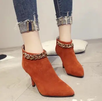 Women Boots Nice New Winter High 8CM Fashion Suede High Heels Women Shoes Normal Size 25-28 Femme
Women Boots Nice New Winter High 8CM Fashion Suede High Heels Women Shoes Normal Size 25-28 Femme