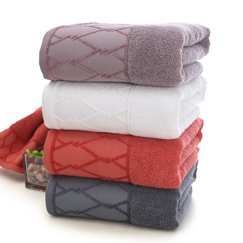 KISS QUEEN 100% cotton Solid Bath Towel Thick Beach Towel diamond pattern Fast Drying Soft High Absorbent Antibacterial
KISS QUEEN 100% cotton Solid Bath Towel Thick Beach Towel diamond pattern Fast Drying Soft High Absorbent Antibacterial