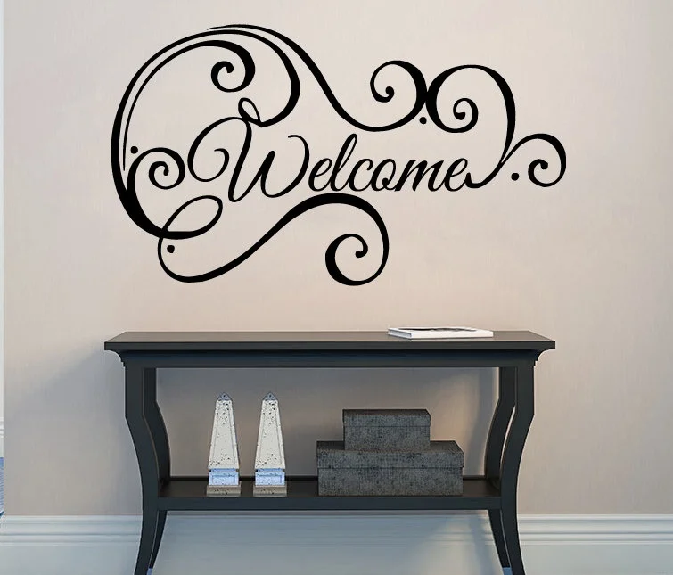 Welcome Wall Decals Logo Home Sign Vinyl Sticker Decal Wall Sticker For Living Room Home Decoration Shop Windoe Decor H108
Welcome Wall Decals Logo Home Sign Vinyl Sticker Decal Wall Sticker For Living Room Home Decoration Shop Windoe Decor H108